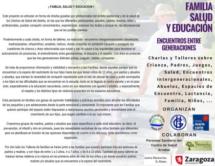 Triptico Ciclo Familia Salud y Educacion