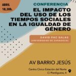 Conferencia de la Cátedra de Género en el Barrio Jesús