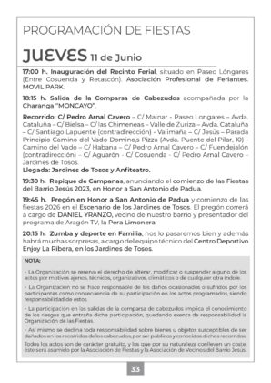 Programa Fiestas Barrio Jesus 2026 11